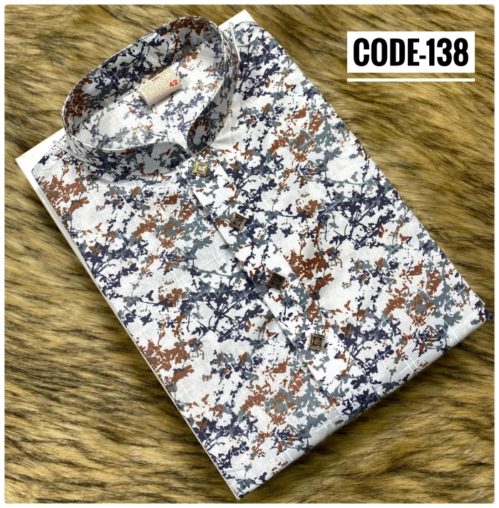 printed cotton panjabi